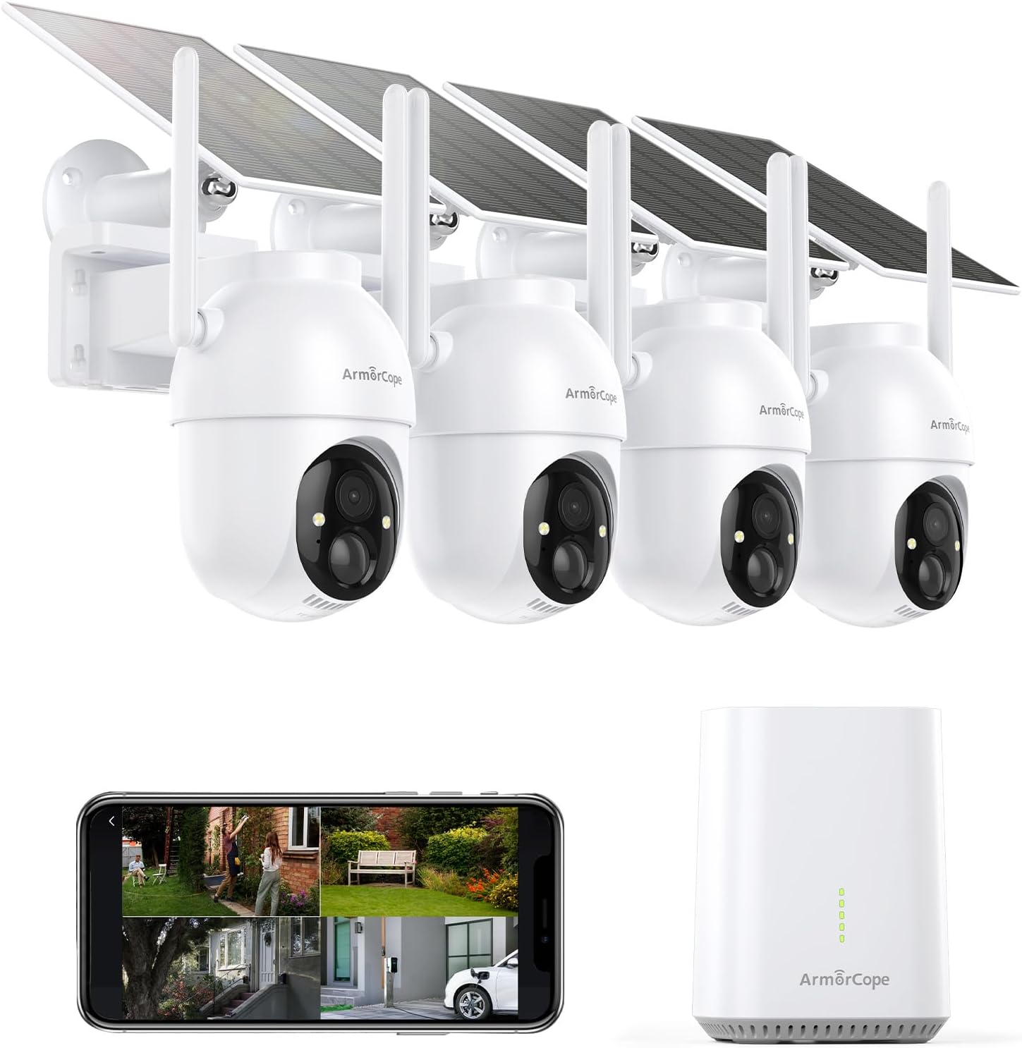 Home Security Cameras No Subscription - Câmeras de Segurança Sem Fio para