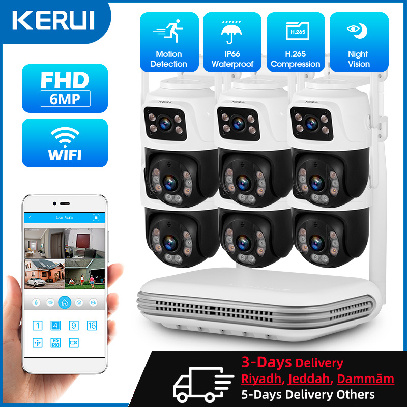 Home Security Upgrades - Kerui à prova d'água 6mp hd