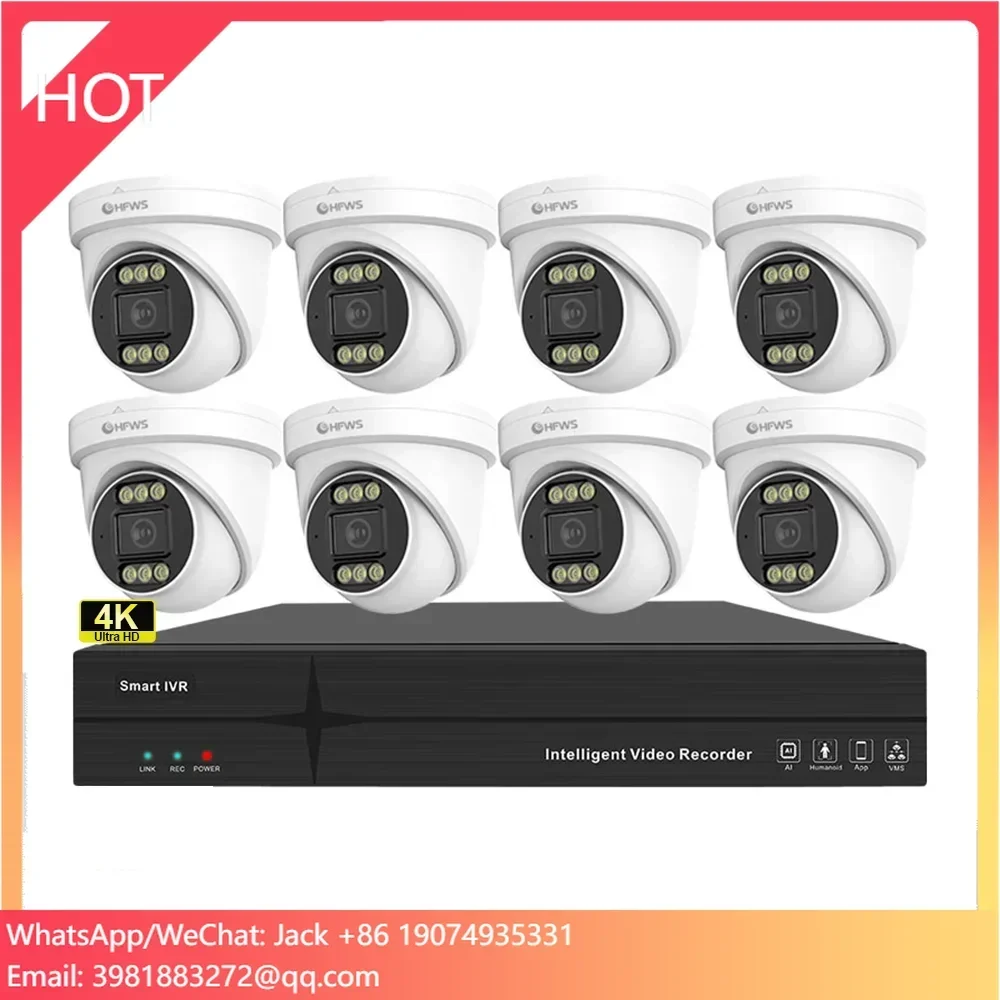 Ip Camera Outdoor 4K - Câmera IP Dome OEM 8MP 4K