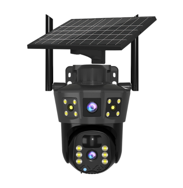 Home Yard Security Cameras - Câmera de Segurança Solar com Painel