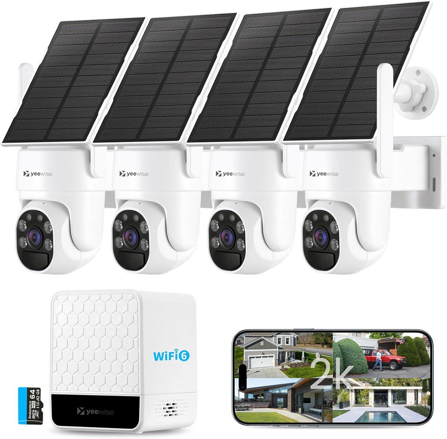 Home Security Cameras No Subscription - Sistema de Câmeras de Segurança Solar