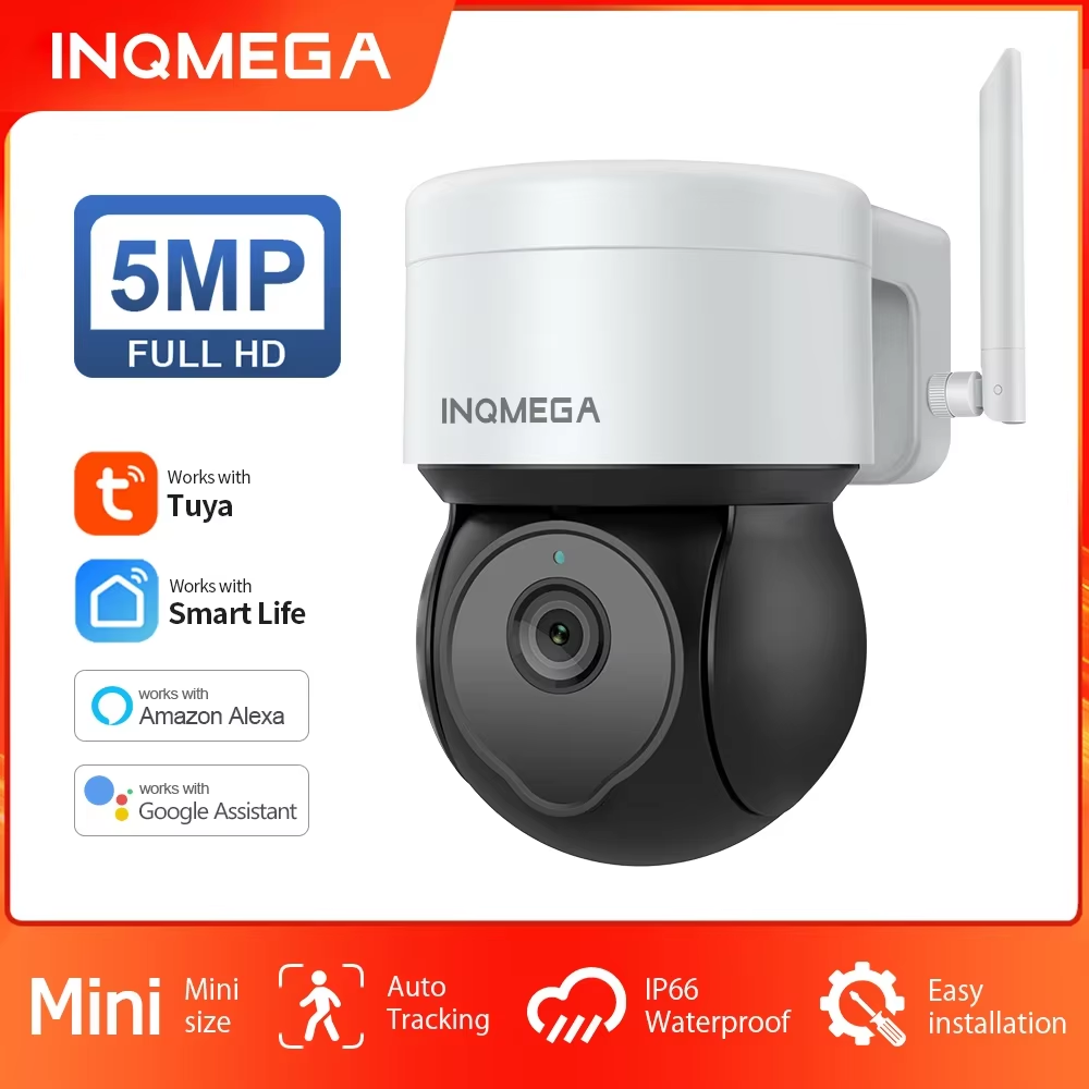 Home Yard Security Cameras - Inqmega 5mp tuya câmera ptz ao