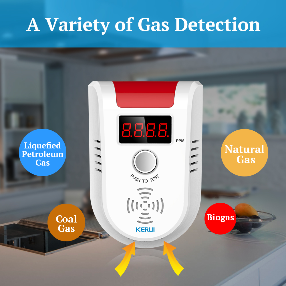 Kerui gd13 detector de gás lpg - Home Security Upgrades avaliação e preço