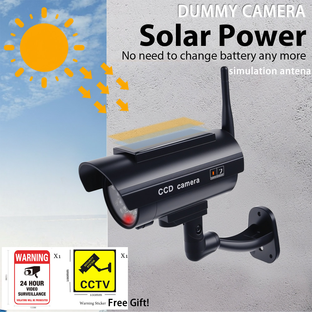 Mini câmera falsa à prova d'ág - Home Yard Security Cameras avaliação e preço