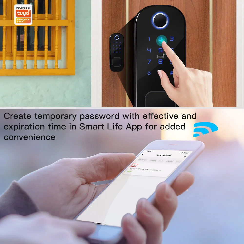 MOES-Smart Digital Door Lock c - Home Security Upgrades avaliação e preço