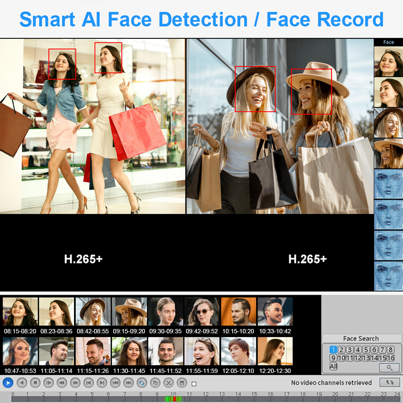Smar 4CH 8CH AHD DVR 5 em 1 Hí - Home Security For Windows avaliação e preço