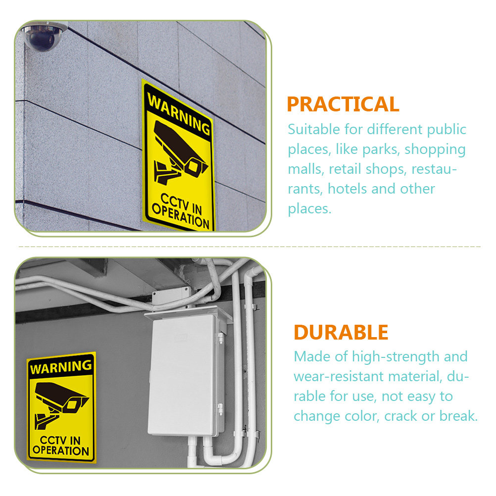 Placa de Aviso de Câmera de Se - Home Yard Security Cameras avaliação e preço