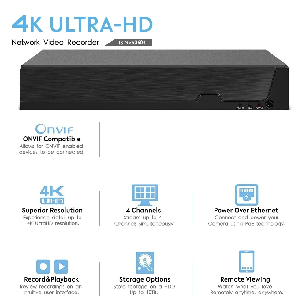 Câmera de Segurança CCTV 4CH N - Ip Camera Outdoor 4K avaliação e preço