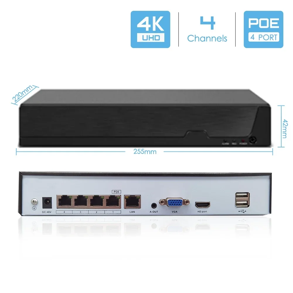 Câmera de Segurança CCTV 4CH N - Ip Camera Outdoor 4K avaliação e preço
