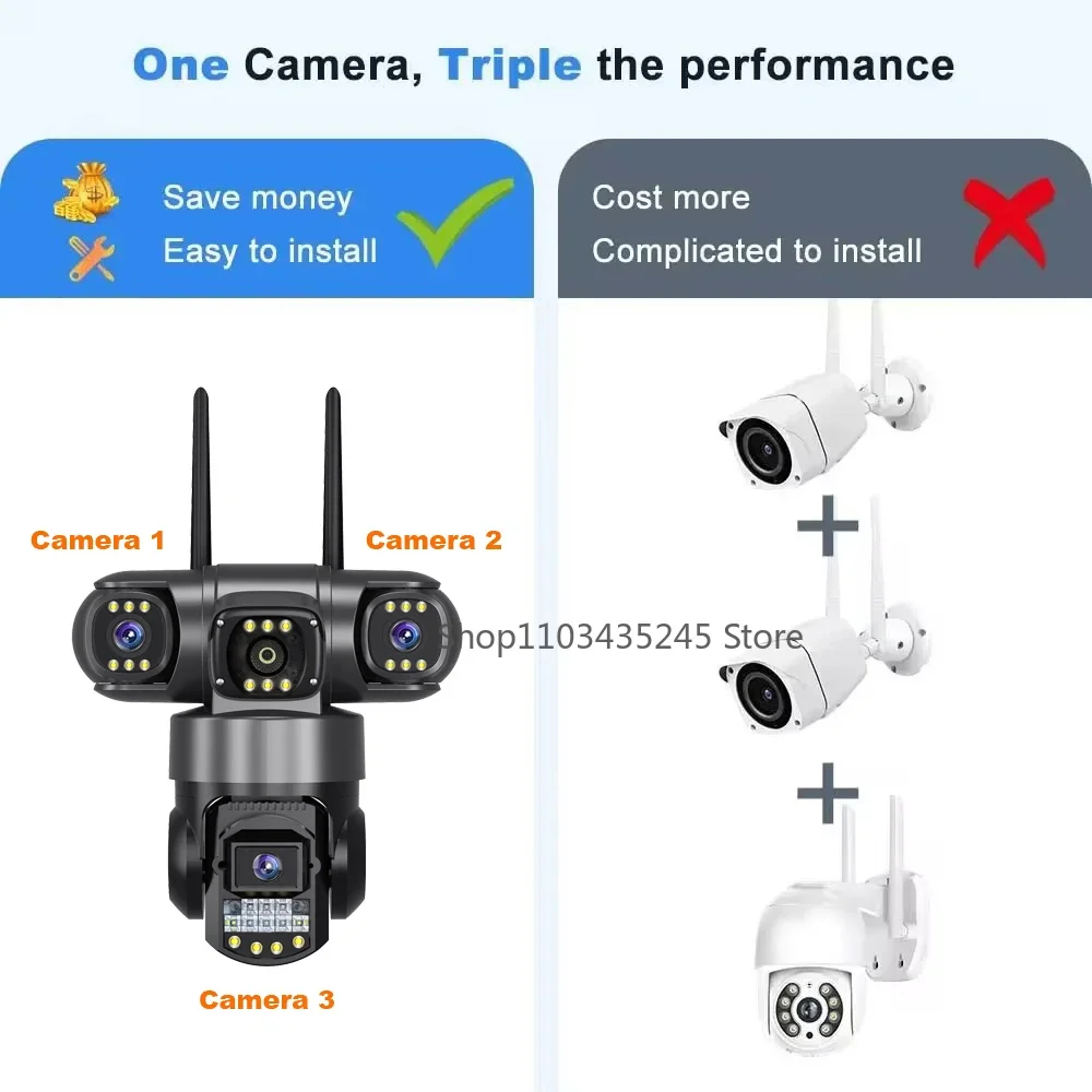 Câmera de Vigilância 4G Wifi c - Home Yard Security Cameras avaliação e preço