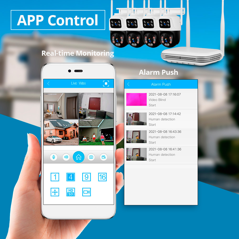 Kerui à prova d'água 6mp hd se - Home Security Upgrades avaliação e preço