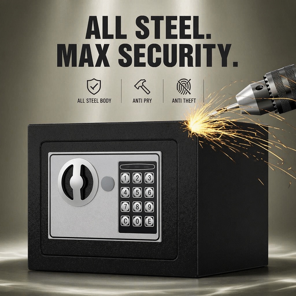 Cofre Eletrônico Digital de Aç - Home Security Upgrades avaliação e preço