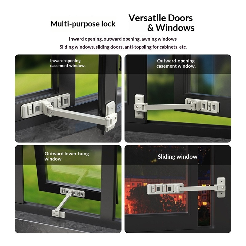 Trava de Segurança Ajustável p - Home Security For Windows avaliação e preço