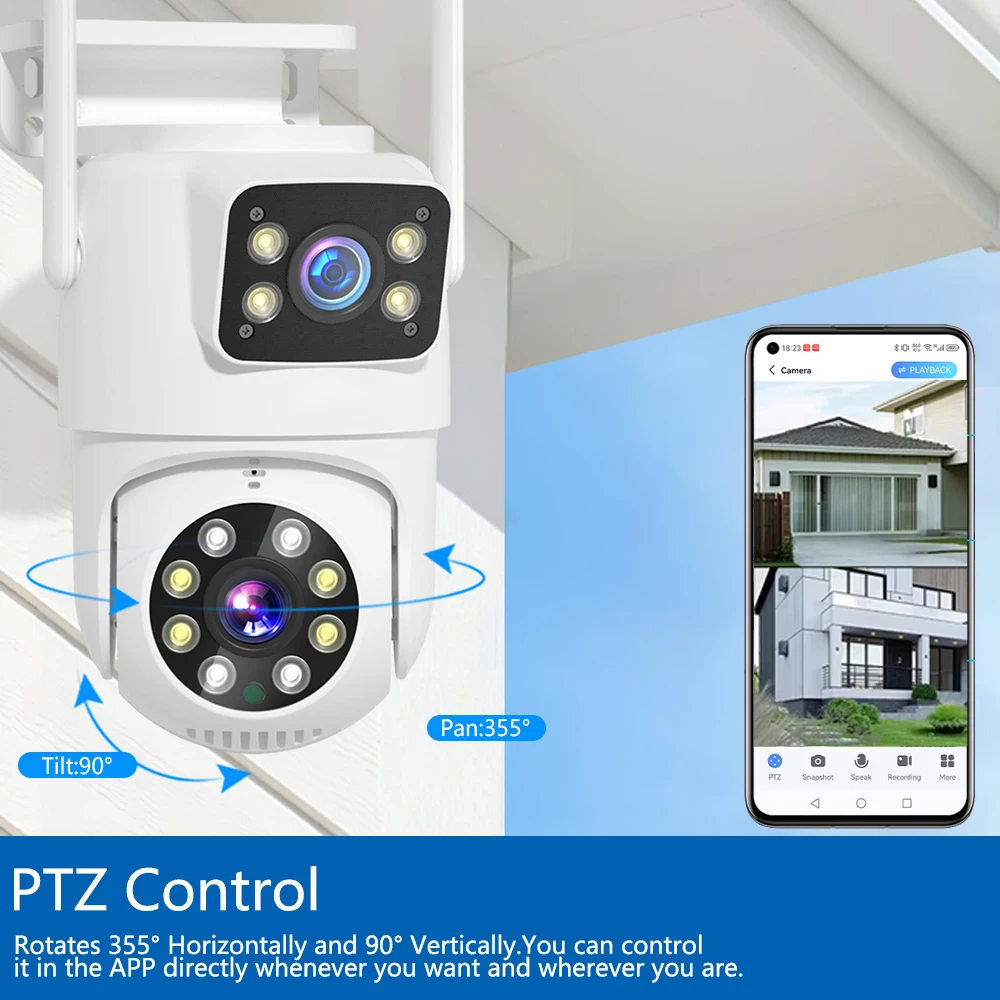 Câmera WiFi Externa de Lente D - Home Yard Security Cameras avaliação e preço