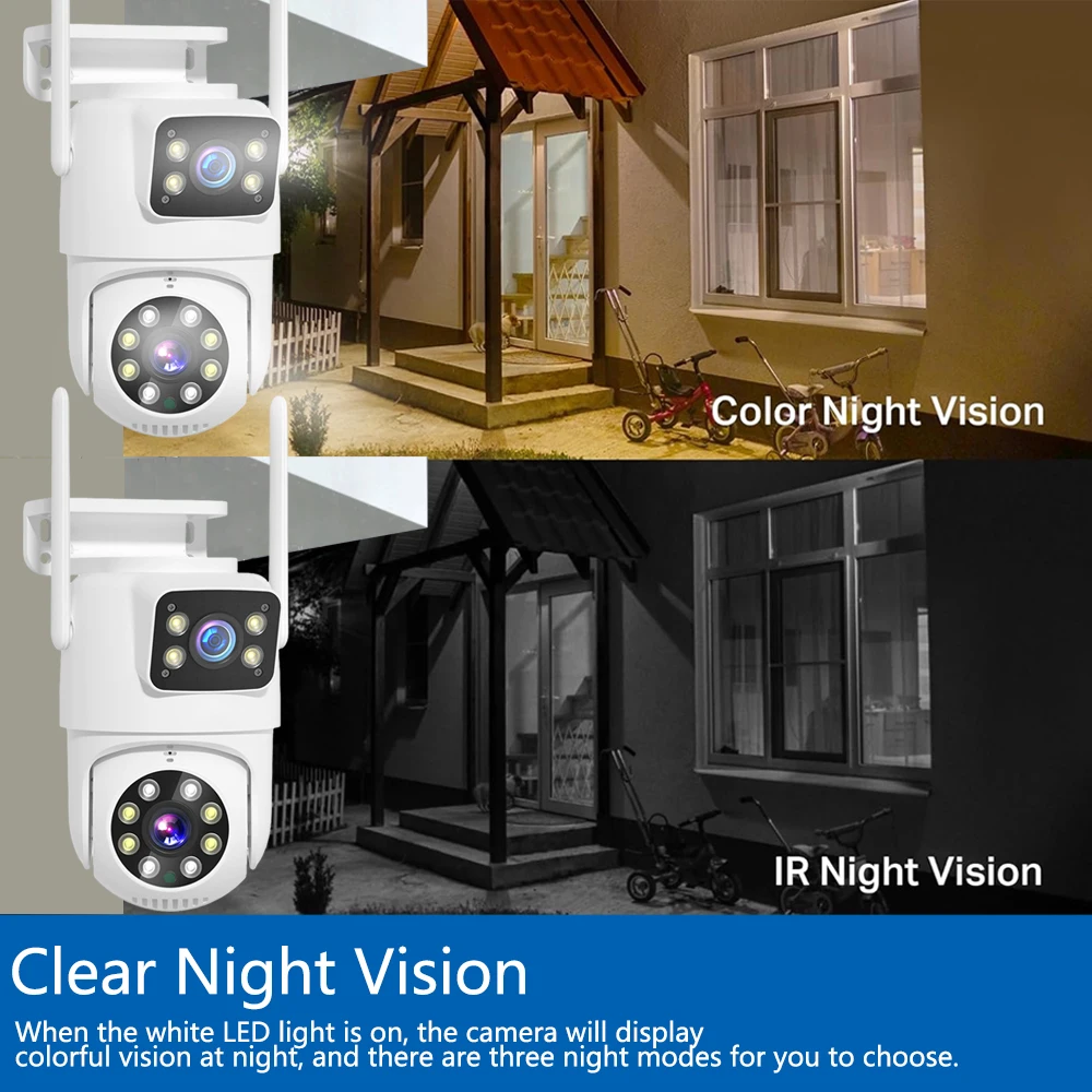 Câmera WiFi Externa de Lente D - Home Yard Security Cameras avaliação e preço